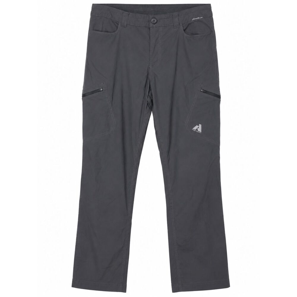 Eddie Bauer First Ascent Cargo Pants 10 Charcoal Gray Water Resistant Outdoor